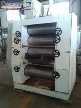 Cilindro refinador moinho de rolos em a�o inox para chocolates massas