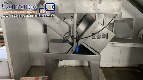 Fatiadora fatiador de frios e queijos industrial Bizerba 300 fatias por minuto