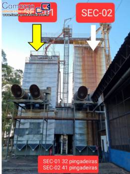 Secador torre de secagem de gr�os sementes produtos agr�colas milho Kepler Weber