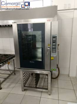 Forno combinado em inox Prtica