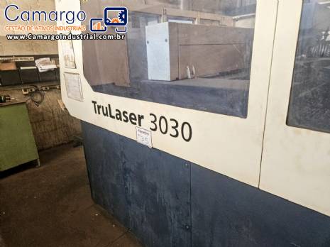Corte a laser para chapas de a�o e inox Trunf Trulaser 3030