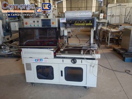 Seladora autom�tica em L shrink com t�nel BBA Comex