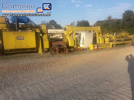 P�rtico sobre pneus CSM para 20 toneladas