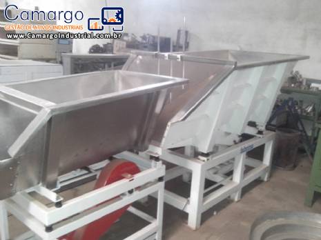 Alimentador / Silos vibrat�rios Fabrima
