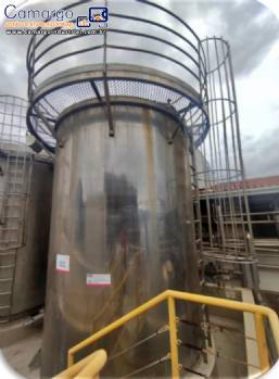 Tanque de armazenamento reservat�rio em inox Ricefer 27.000 litros
