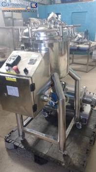 Tanque reator de press�o inox 316 L 50 L Pharmainox